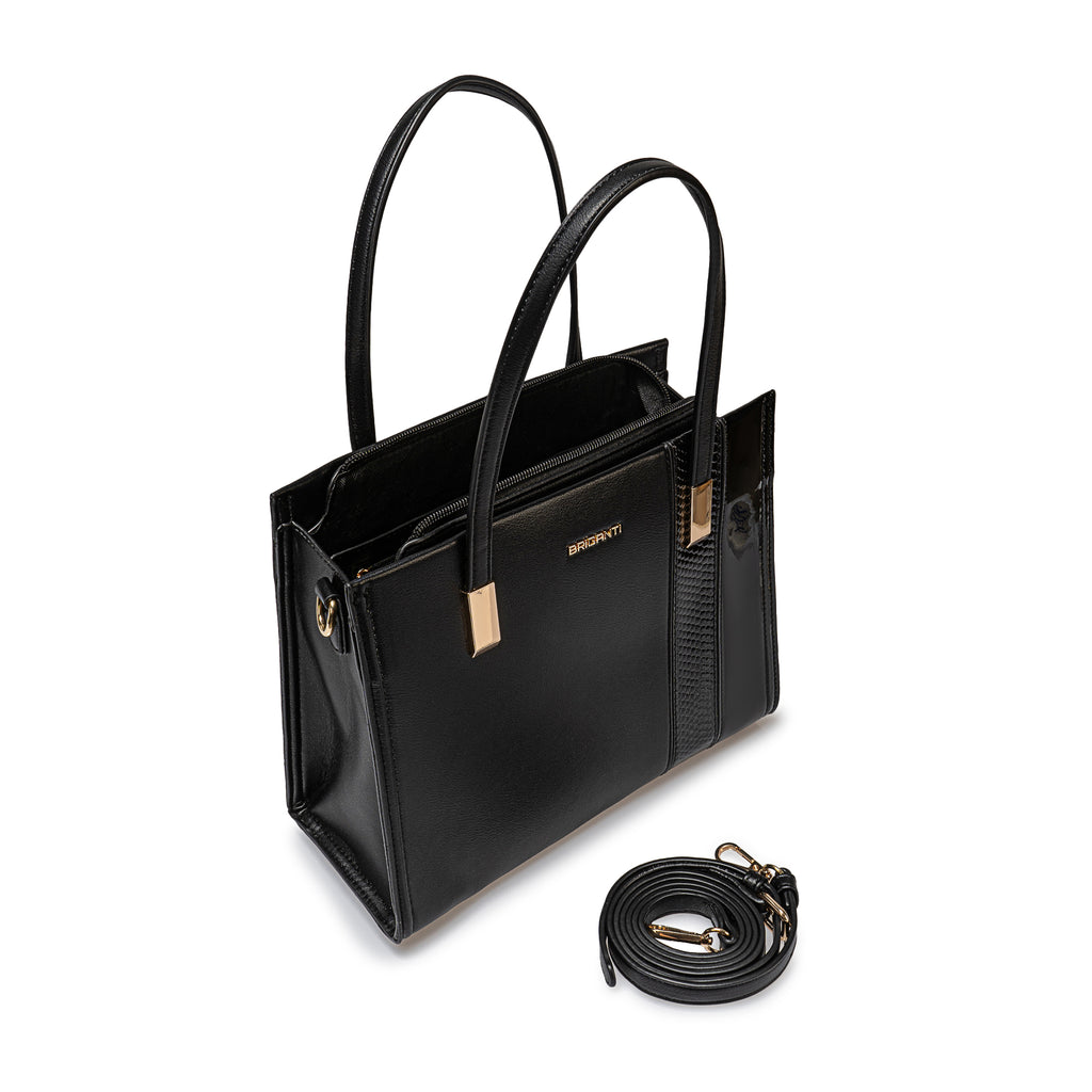 Cartera Briganti Satchel Bri-CS2501 Negro