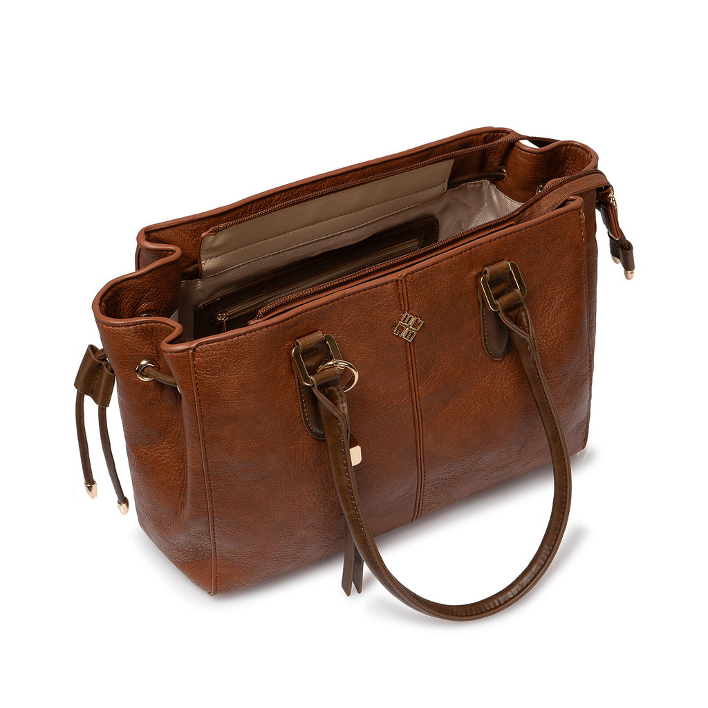 Cartera Briganti Satchel Bri-CS2504 Cobre