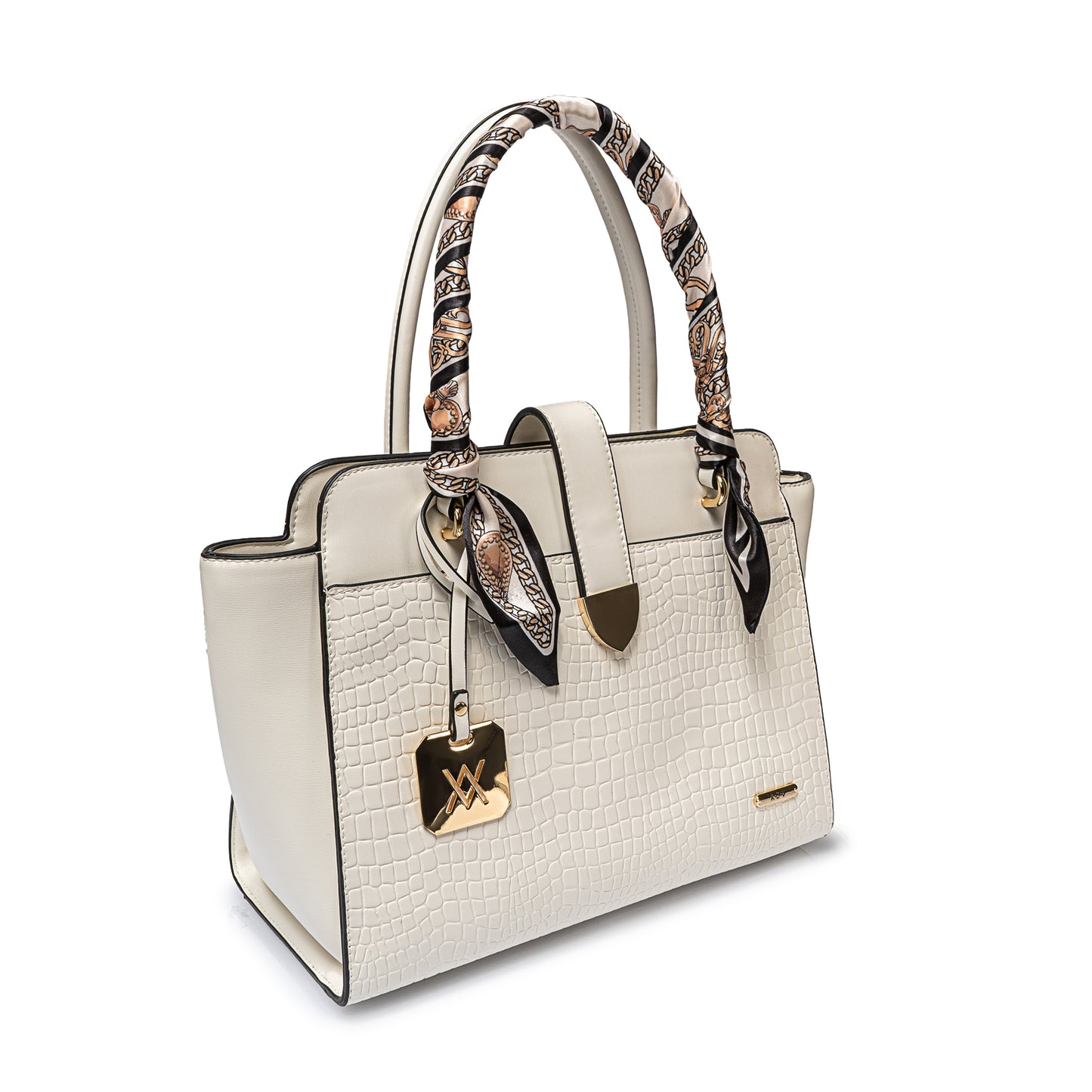 Cartera Satchel Bri-Cs2505 Blanco Ann D Vian