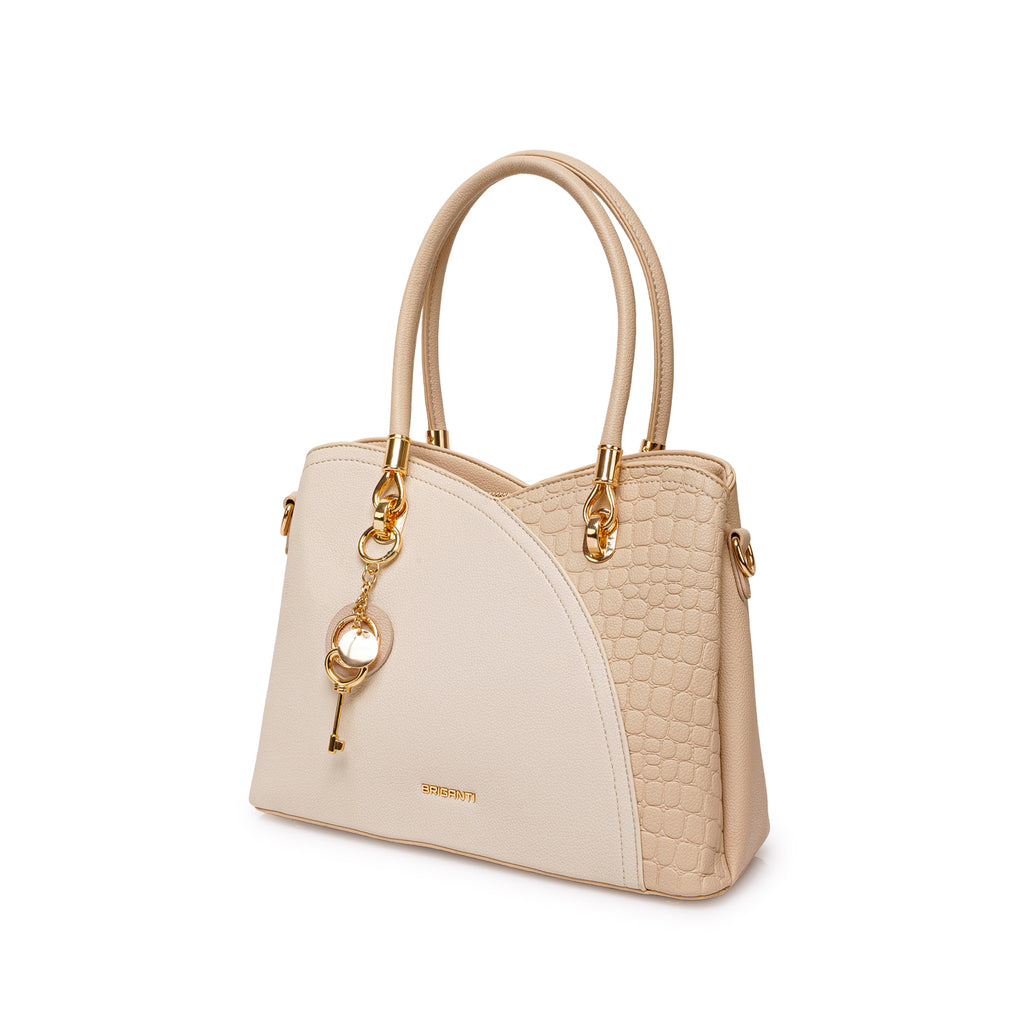 Morral Briganti Satchel BRI-CS2510 Hueso/Pele