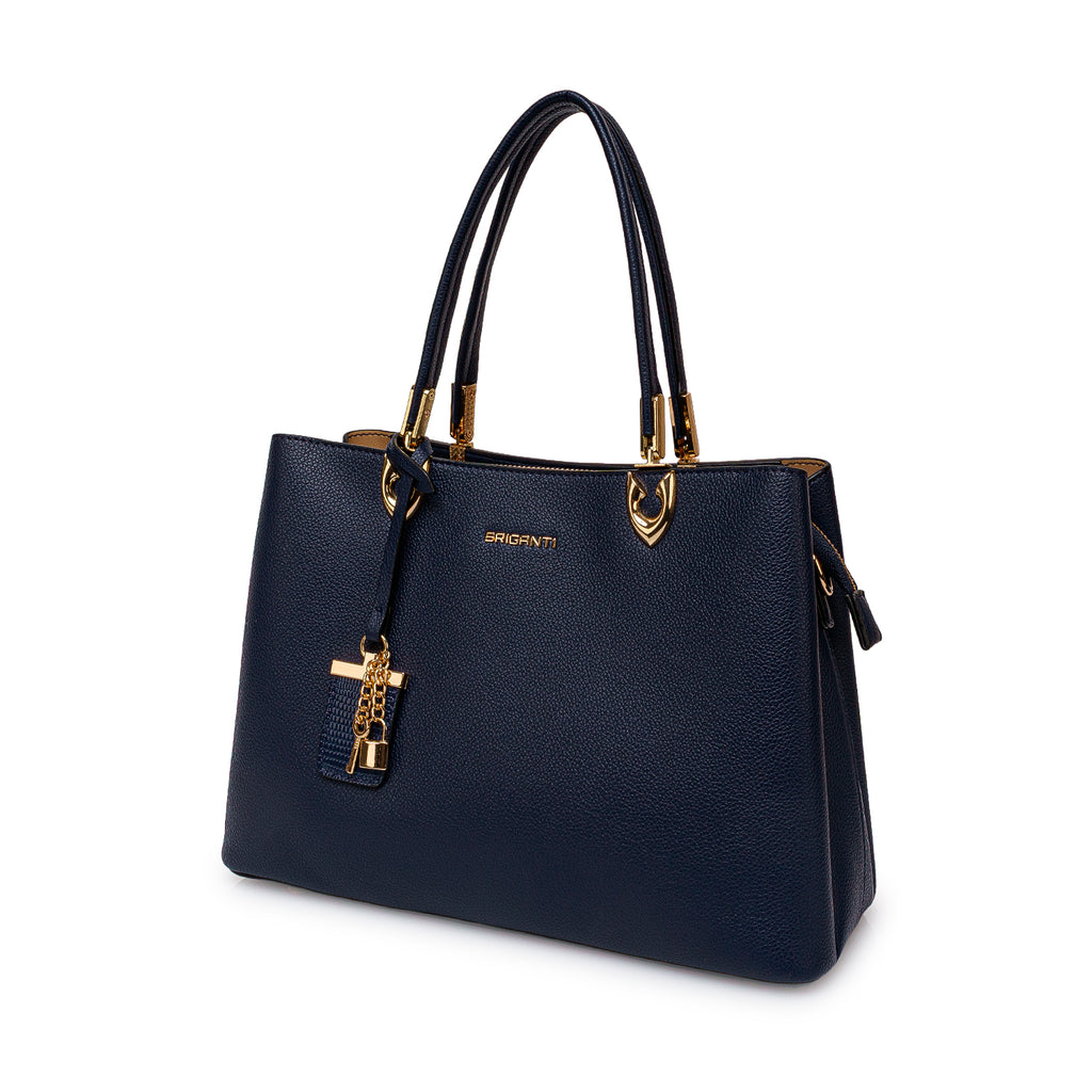 Cartera Briganti Satchel BRI-CS2602 Azul