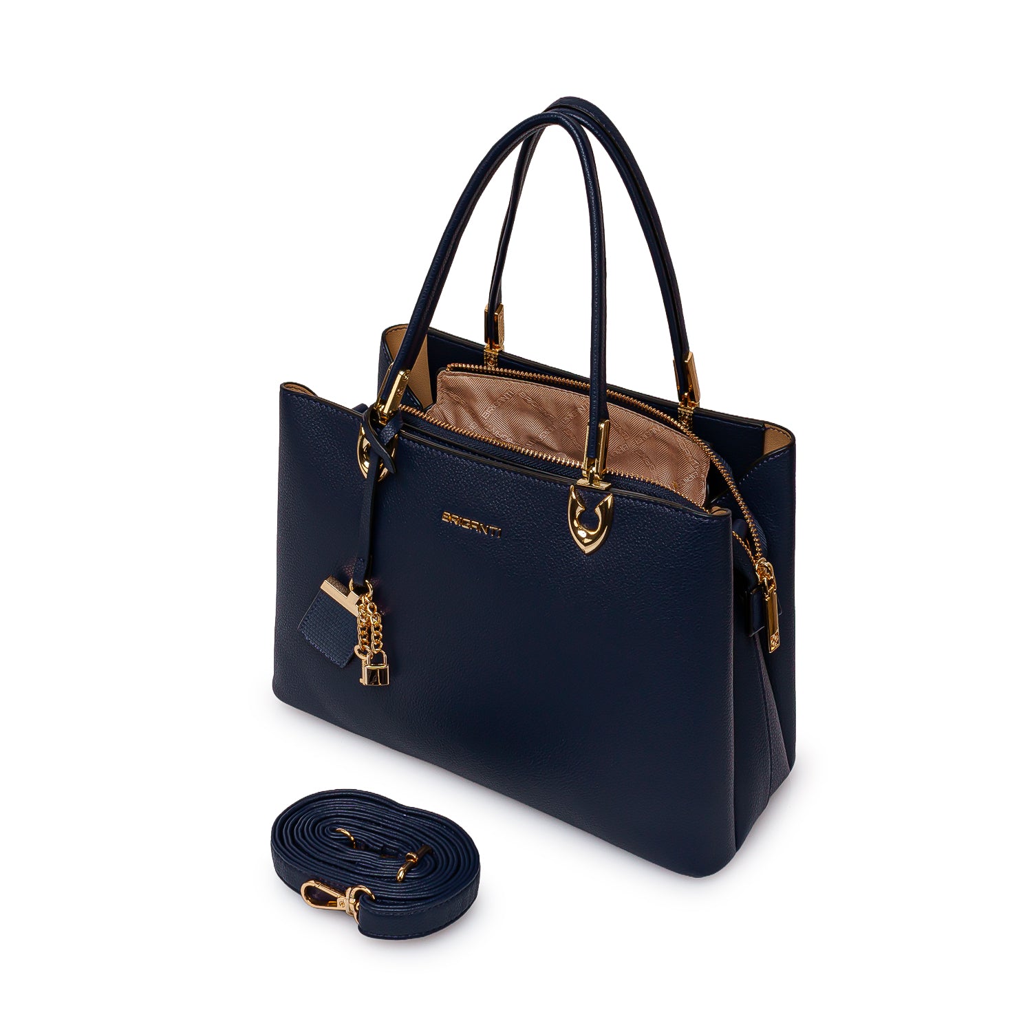 Cartera Briganti Satchel BRI-CS2602 Azul