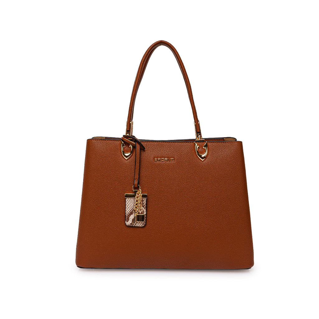 Cartera Briganti Satchel BRI-CS2602 Natural