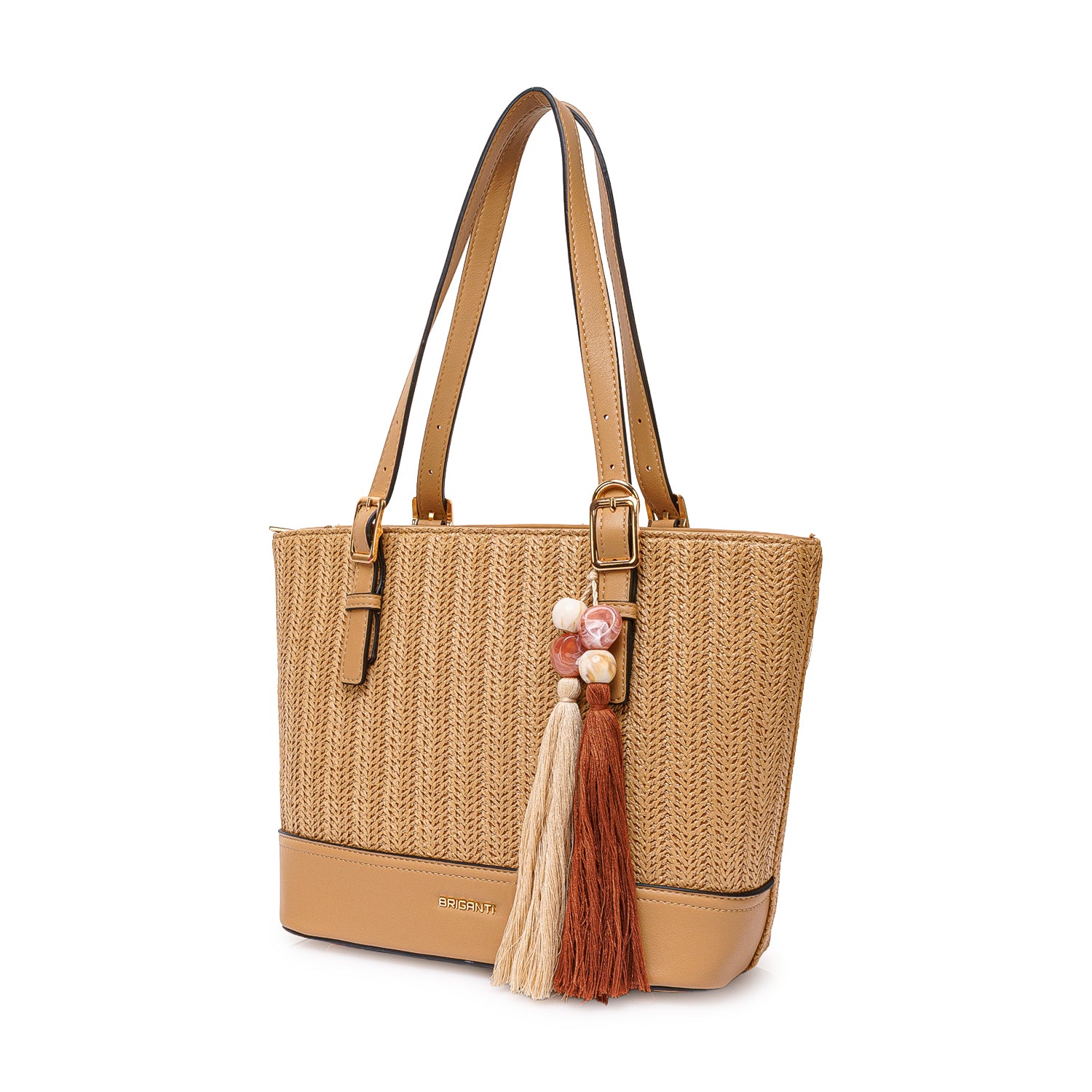 Cartera Briganti Satchel BRI-CS2604 Yute/Natural