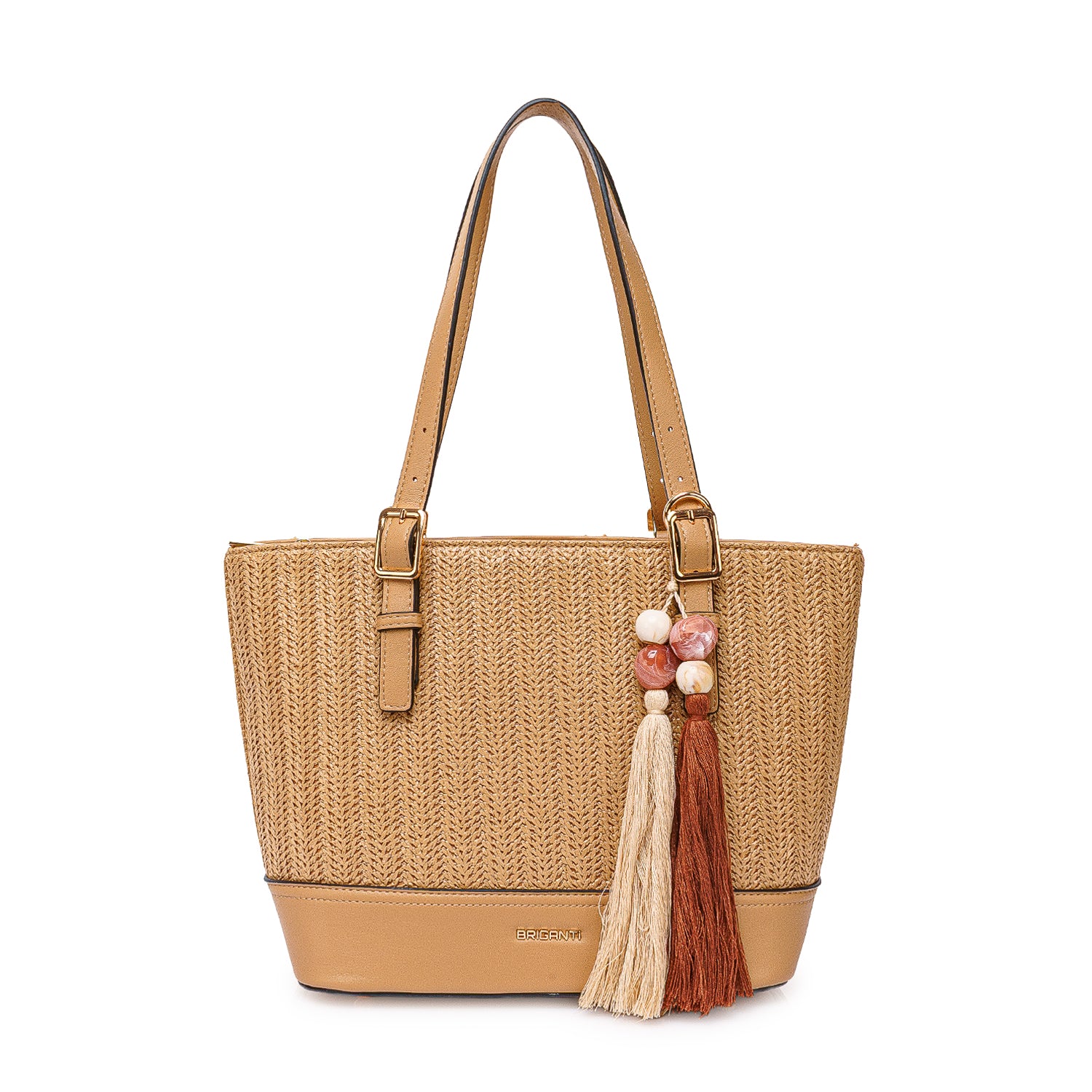 Cartera Briganti Satchel BRI-CS2604 Yute/Natural