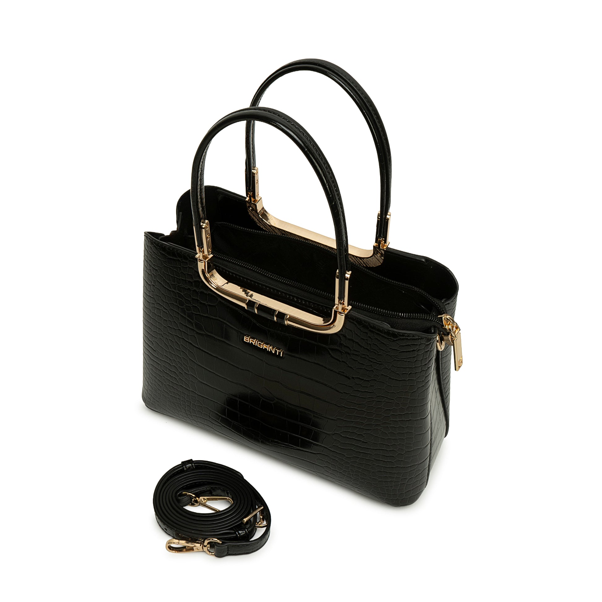 Cartera Briganti Satchel BRI-CS2620 Negro