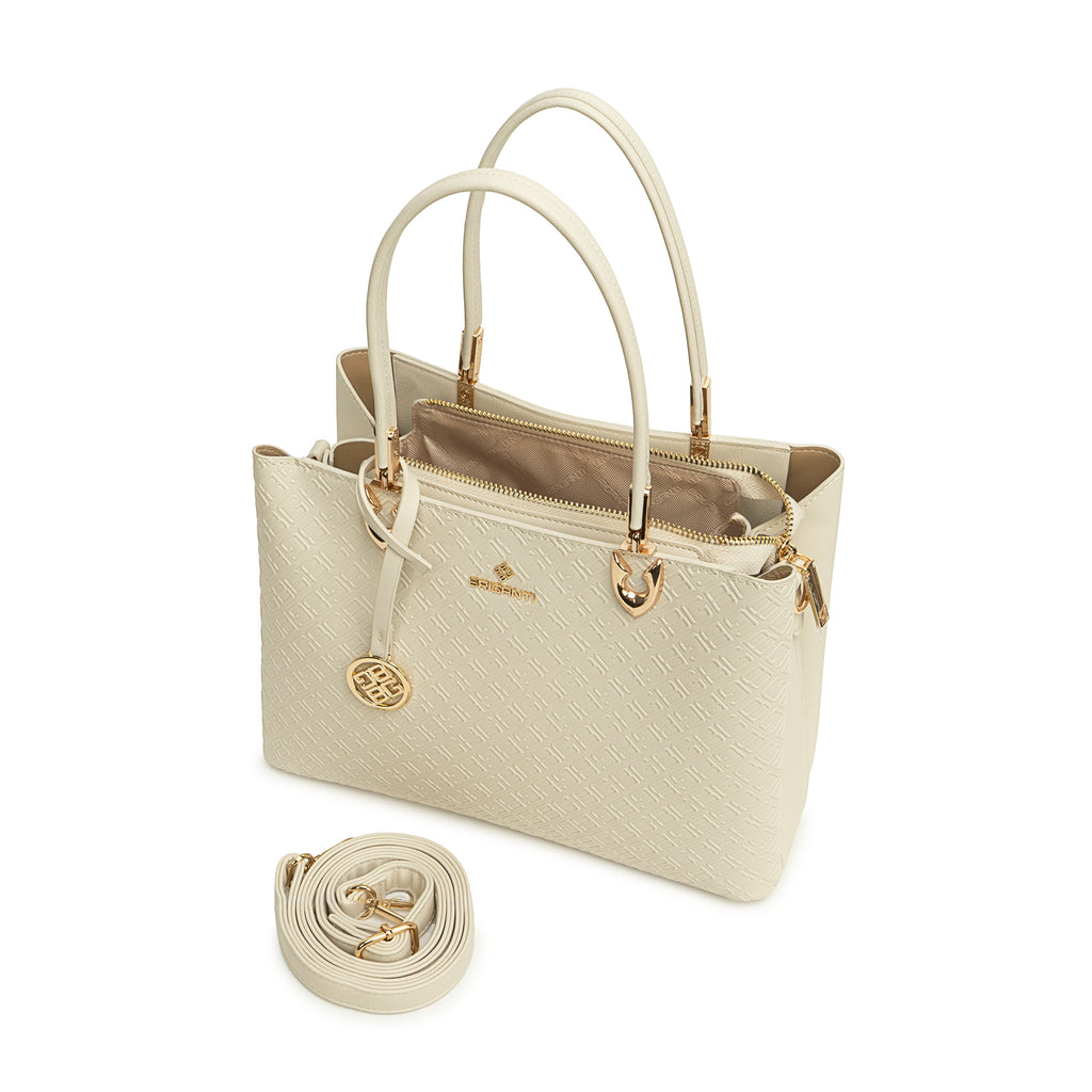 Cartera Briganti Satchel BRI-CS2622 Hueso