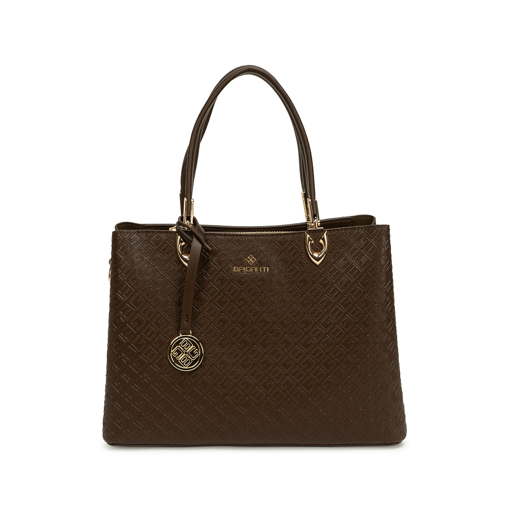 Cartera Briganti Satchel BRI-CS2622 Marron