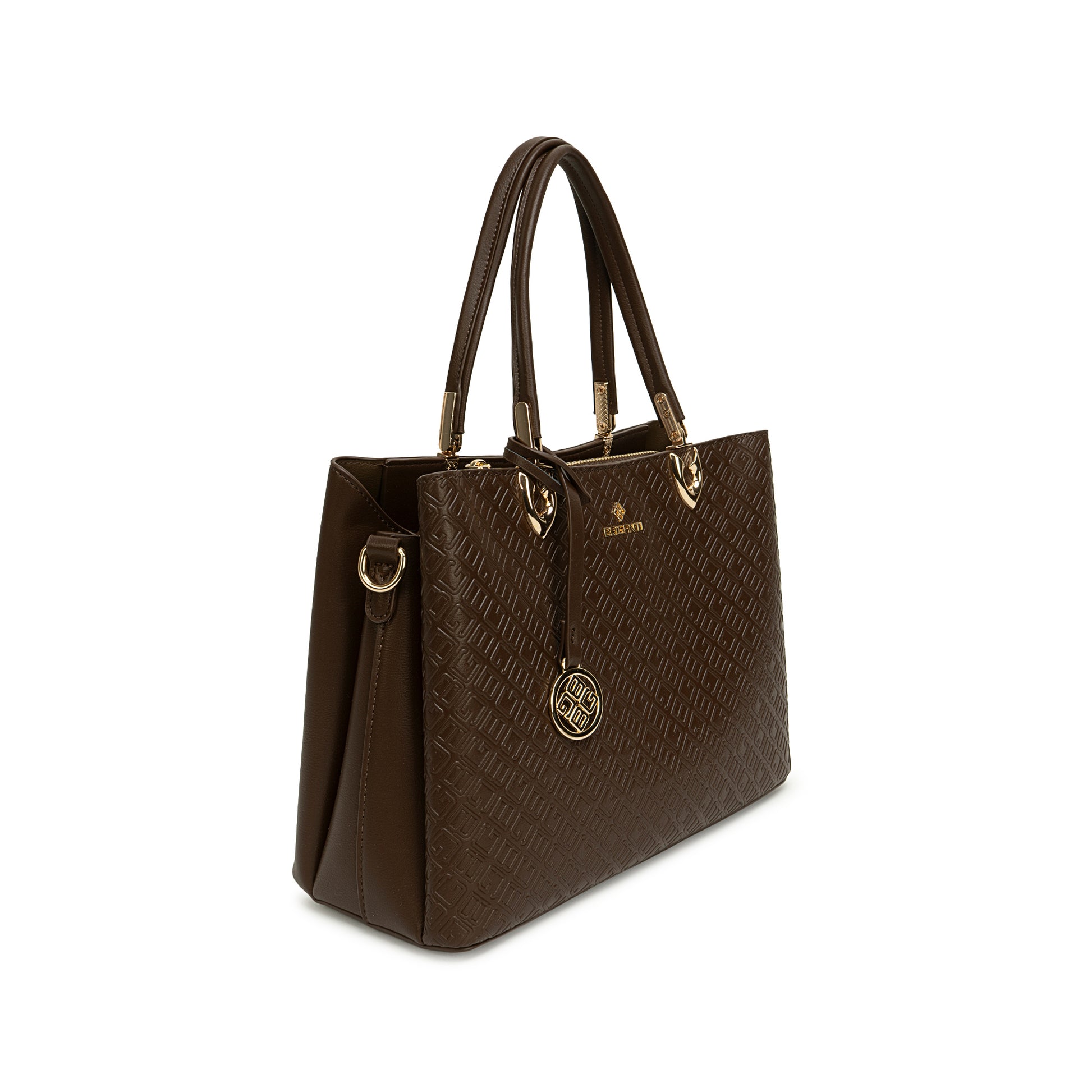 Cartera Briganti Satchel BRI-CS2622 Marron