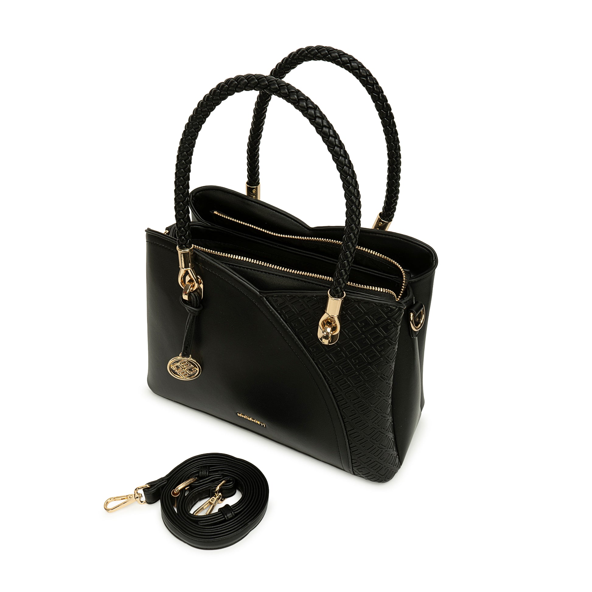 Cartera Briganti Satchel BRI-CS2624 Negro