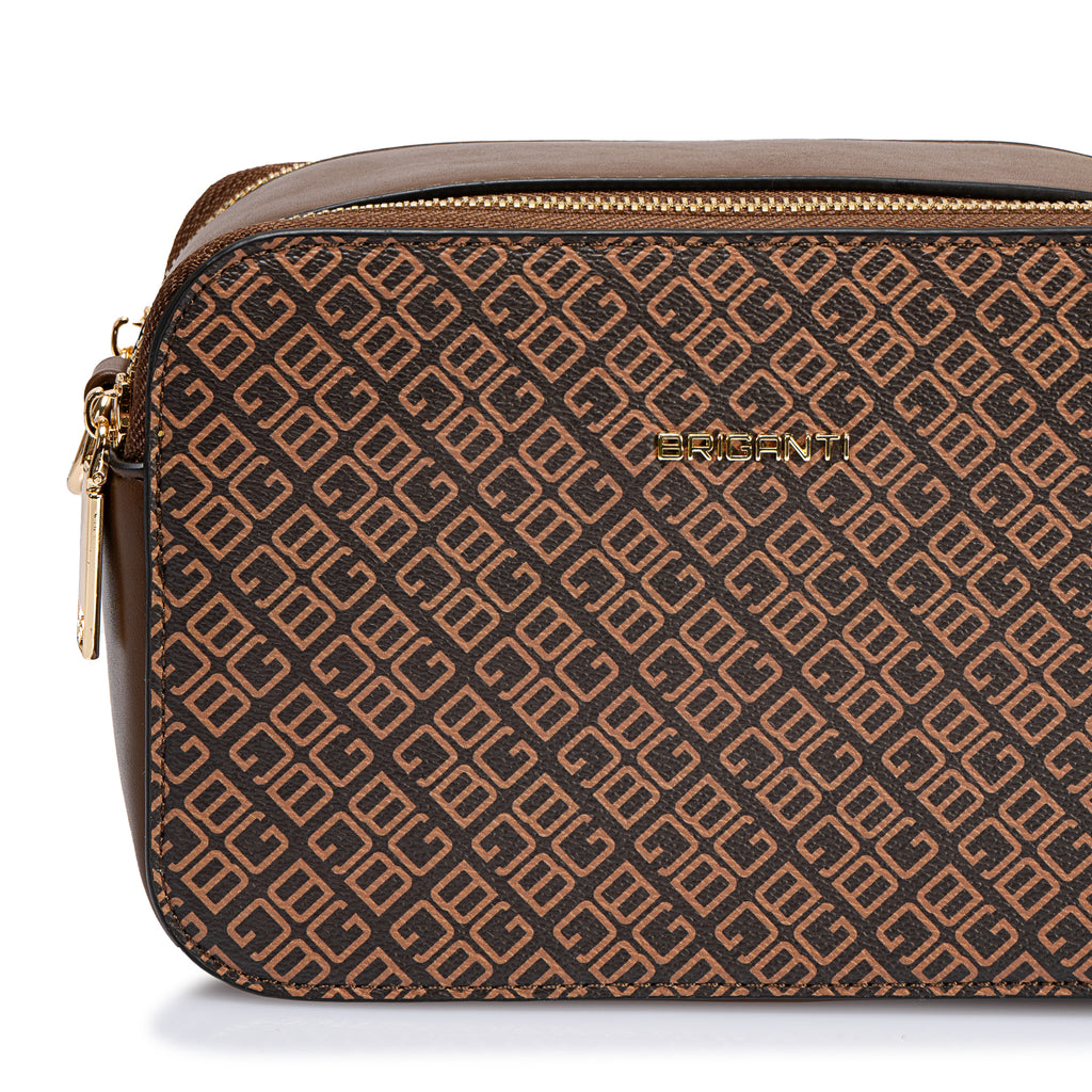 Morral Briganti Crossbody Bri-MO2507 Natu/Marr