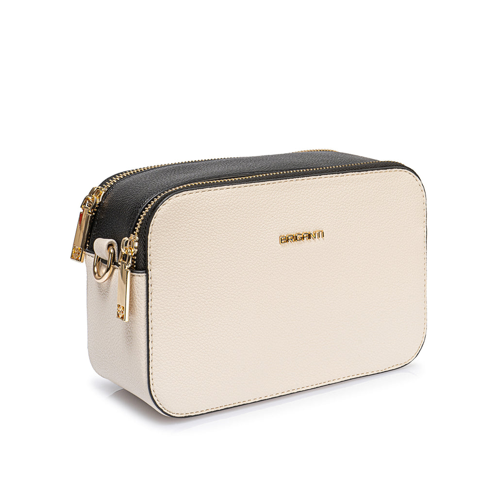 Morral Briganti Crossbody Bri-MO2507 Vainilla