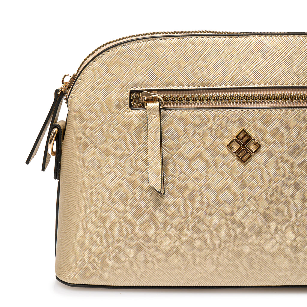 Morral Briganti Crossbody Bri-MO2512 Dorado