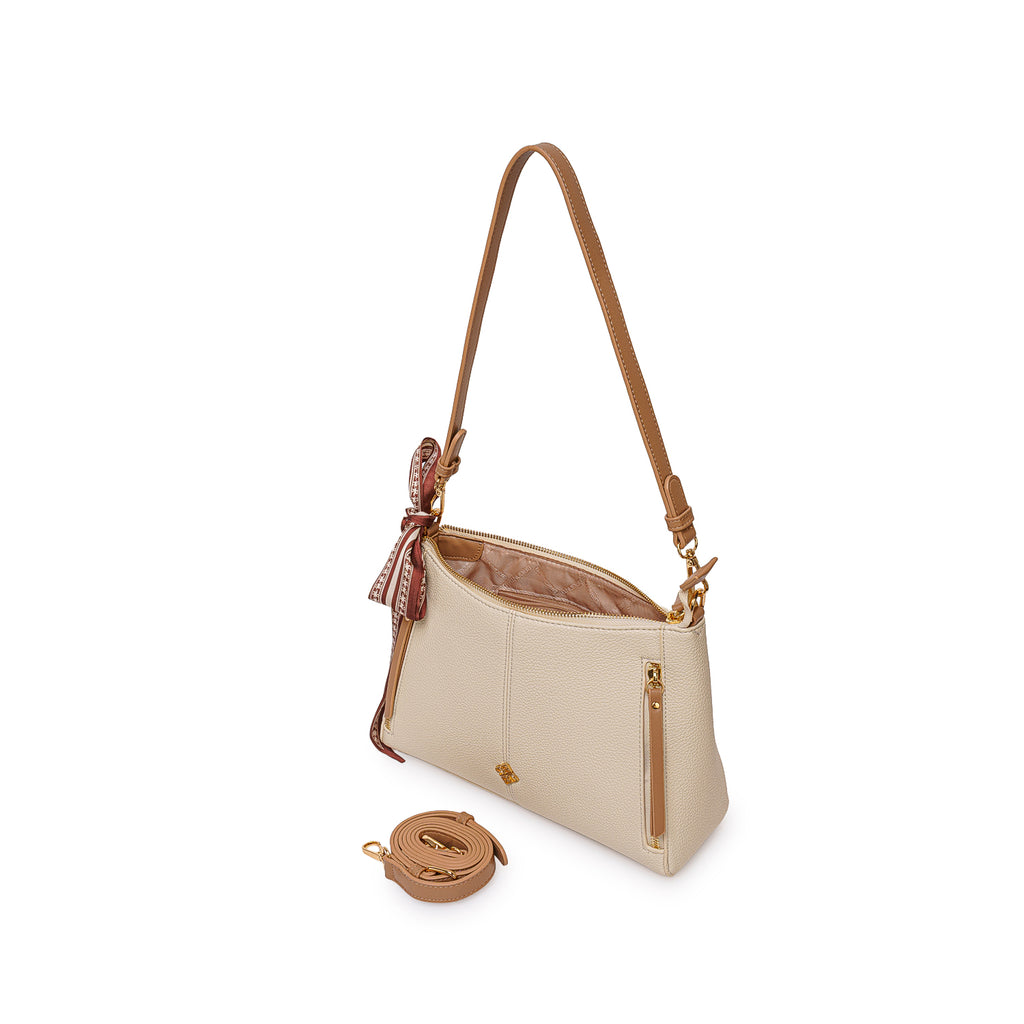 Morral Briganti Shoulder Bag BRI-MO2606 Vainilla