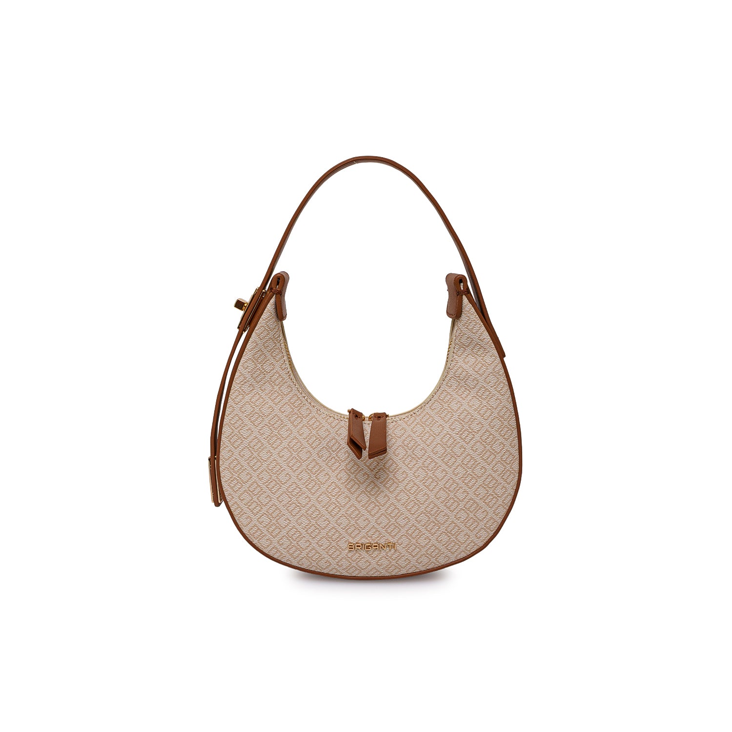 Morral Briganti Shoulder Bag BRI-MO2611 Hueso/Natural