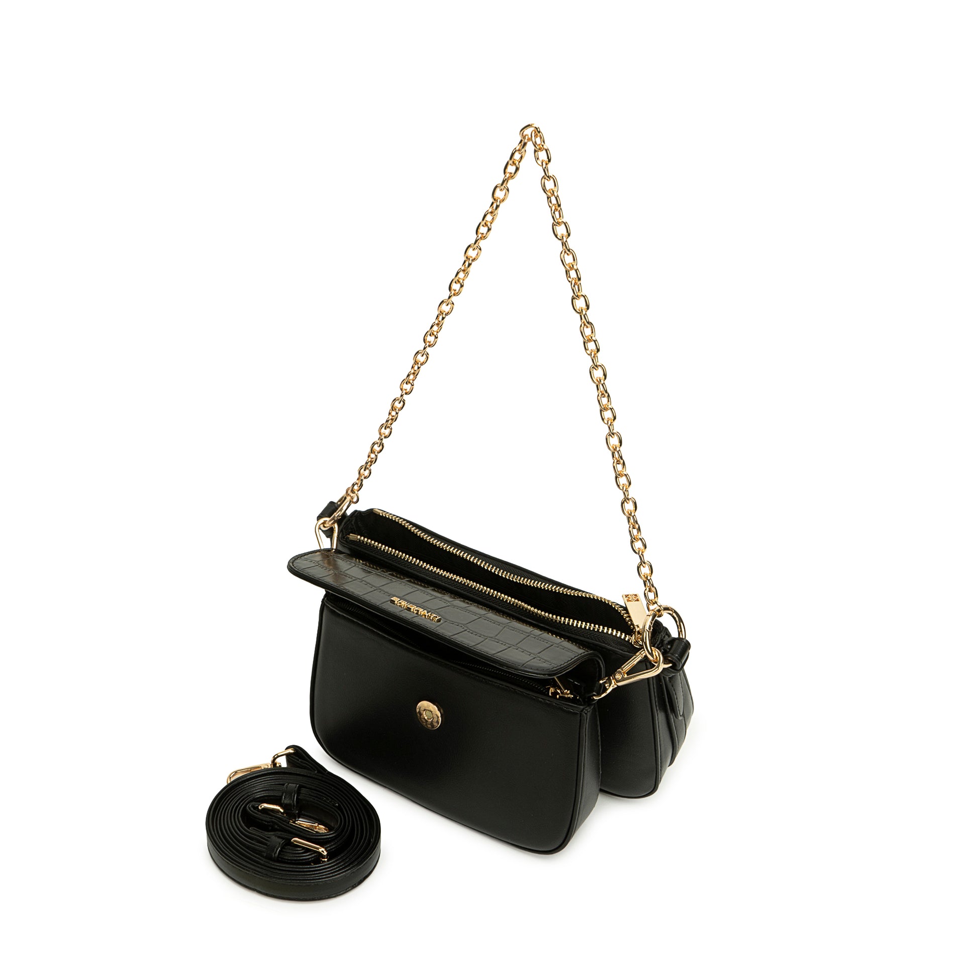 Morral Briganti Crossbody BRI-MO2625 Negro
