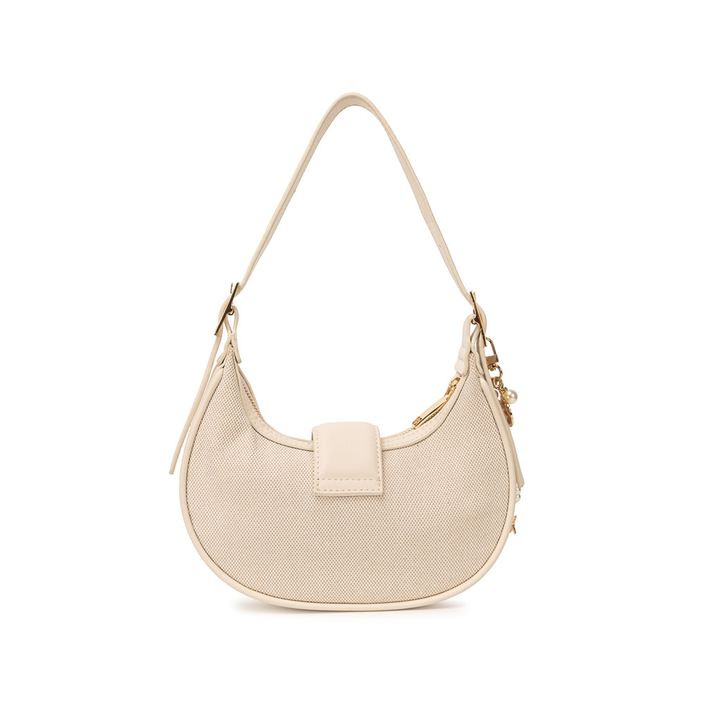 Cartera Briganti Shoulder Bag BRI-CM2612 Yute/Hueso