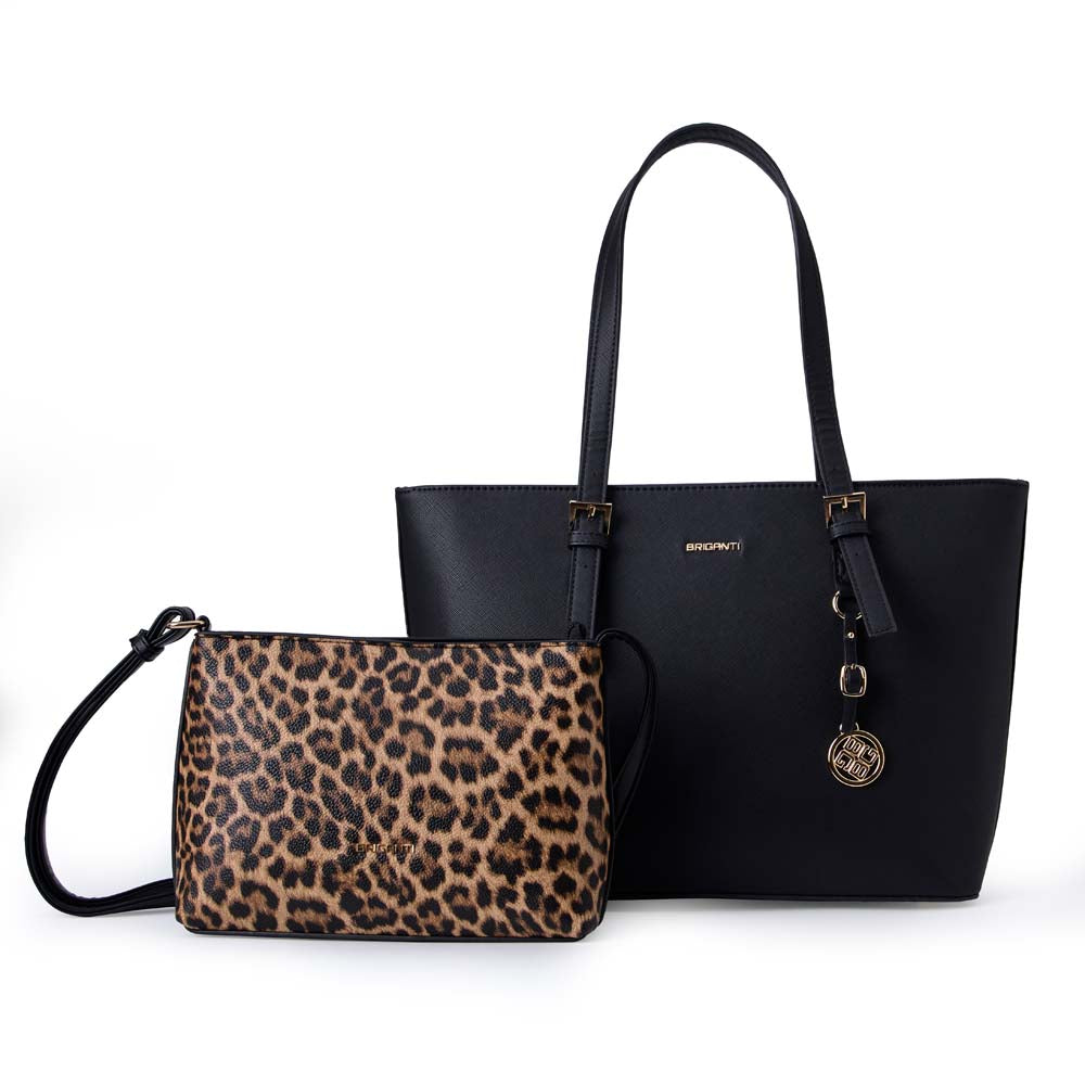 Cartera Briganti Tote Doble BRI-CJ2510 Negro