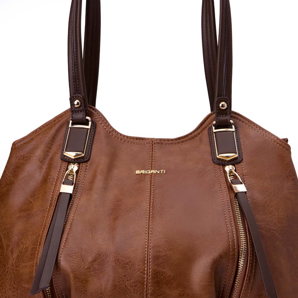 Cartera Hobo BRI-CJ2512 Marrón Briganti