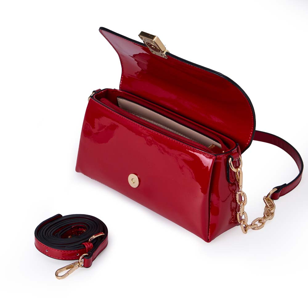 Cartera Briganti Shoulder Bag BRI-CM2510 Rojo