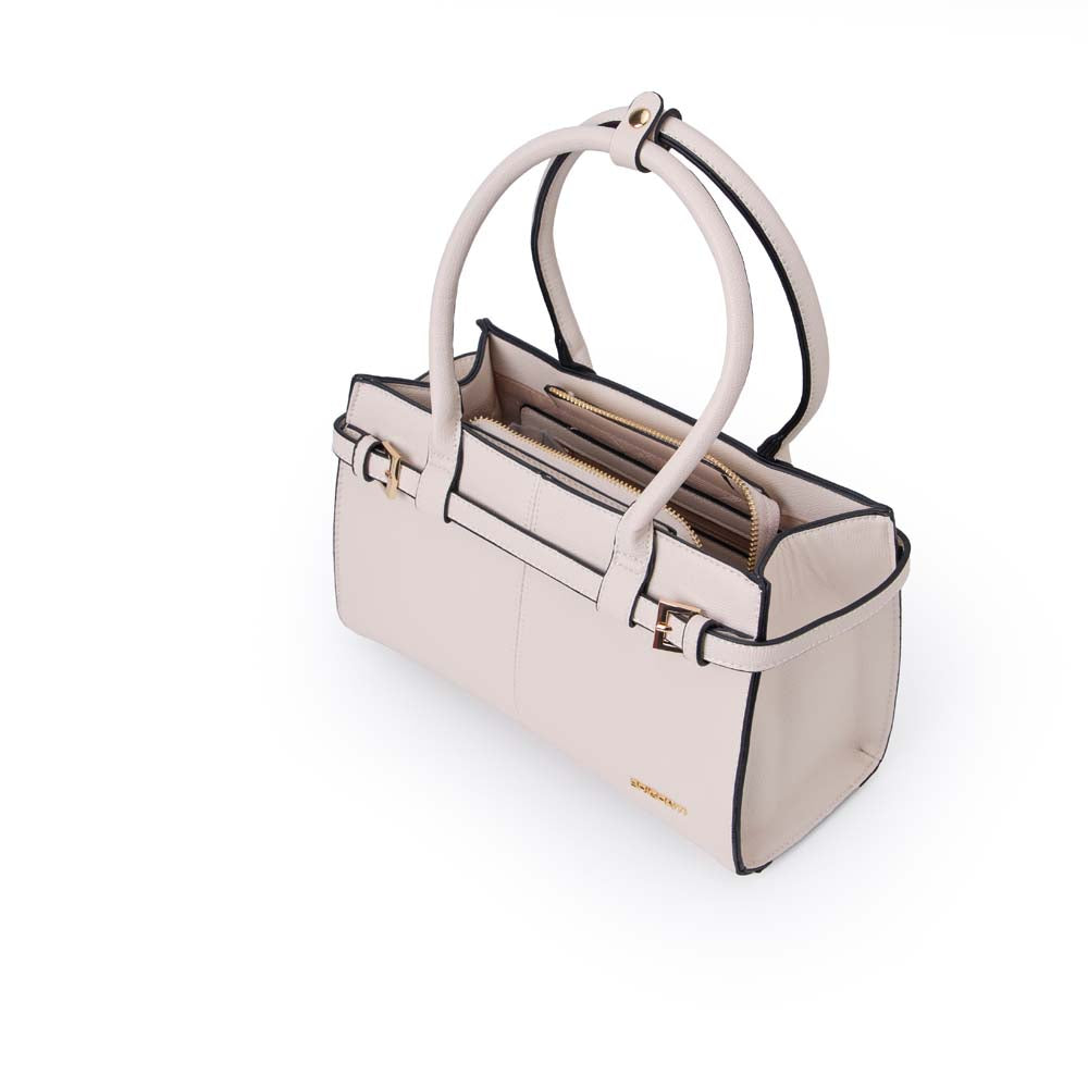Cartera Briganti Satchel BRI-CM2512 Hueso