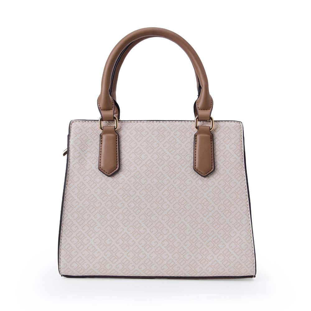 Cartera Satchel BRI-CM2513 Hueso/Vison Briganti