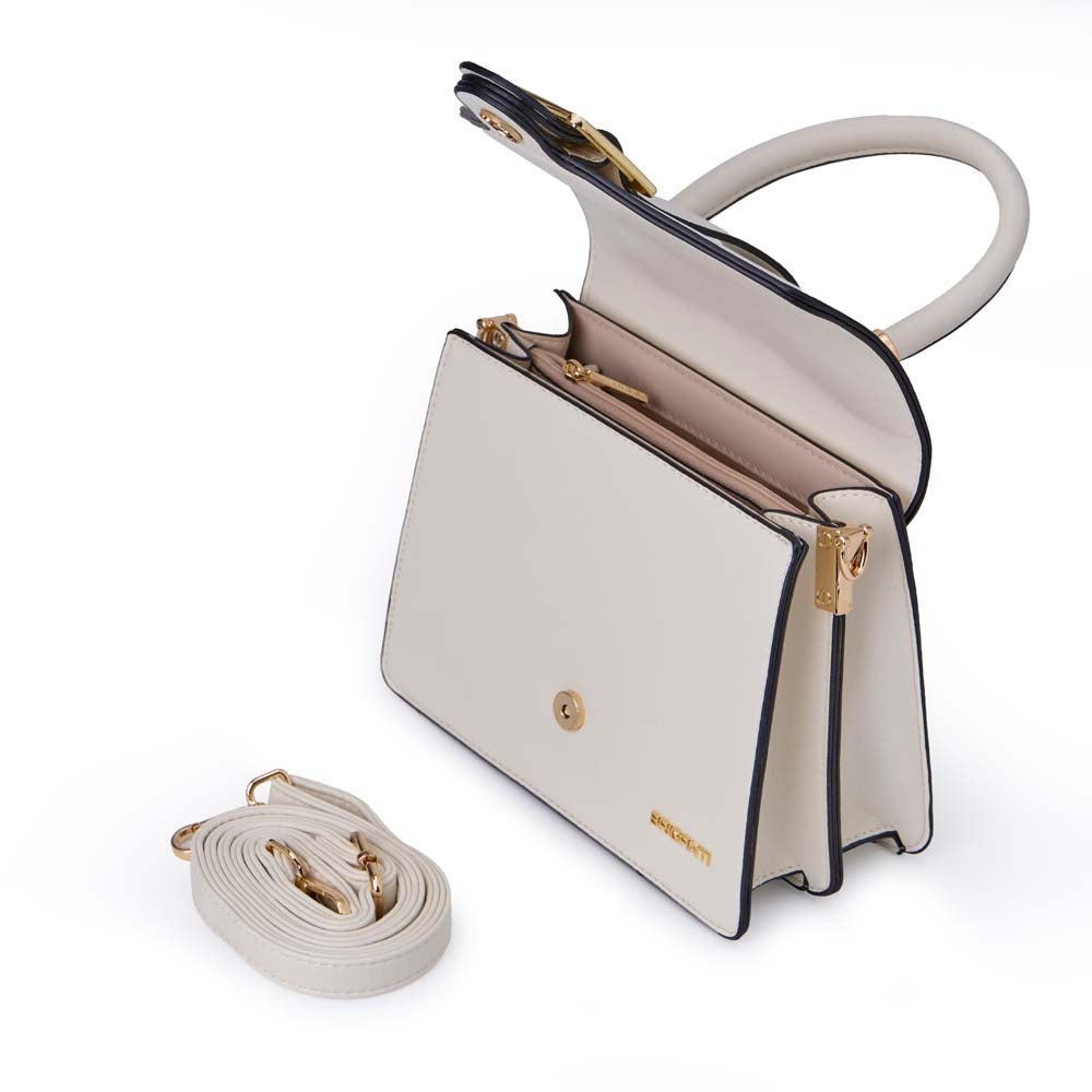 Cartera Briganti Satchel BRI-CM2514 Hueso