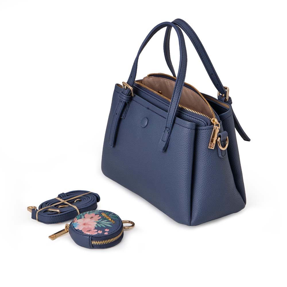 Cartera Satchel BRI-CM2516 Azul Briganti