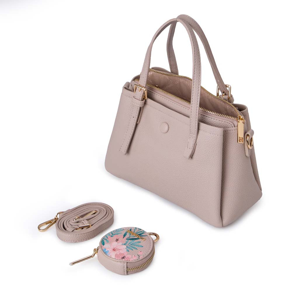 Cartera Satchel BRI-CM2516 Palo/Rosa Briganti
