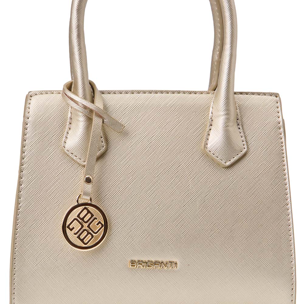 Cartera Briganti Satchel BRI-CM2518 Dorado