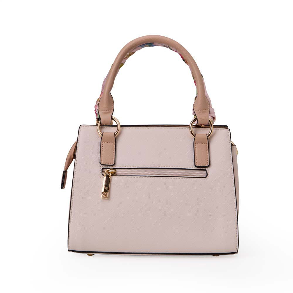 Cartera Briganti Satchel BRI-CM2506 Hueso/Palo Rosa