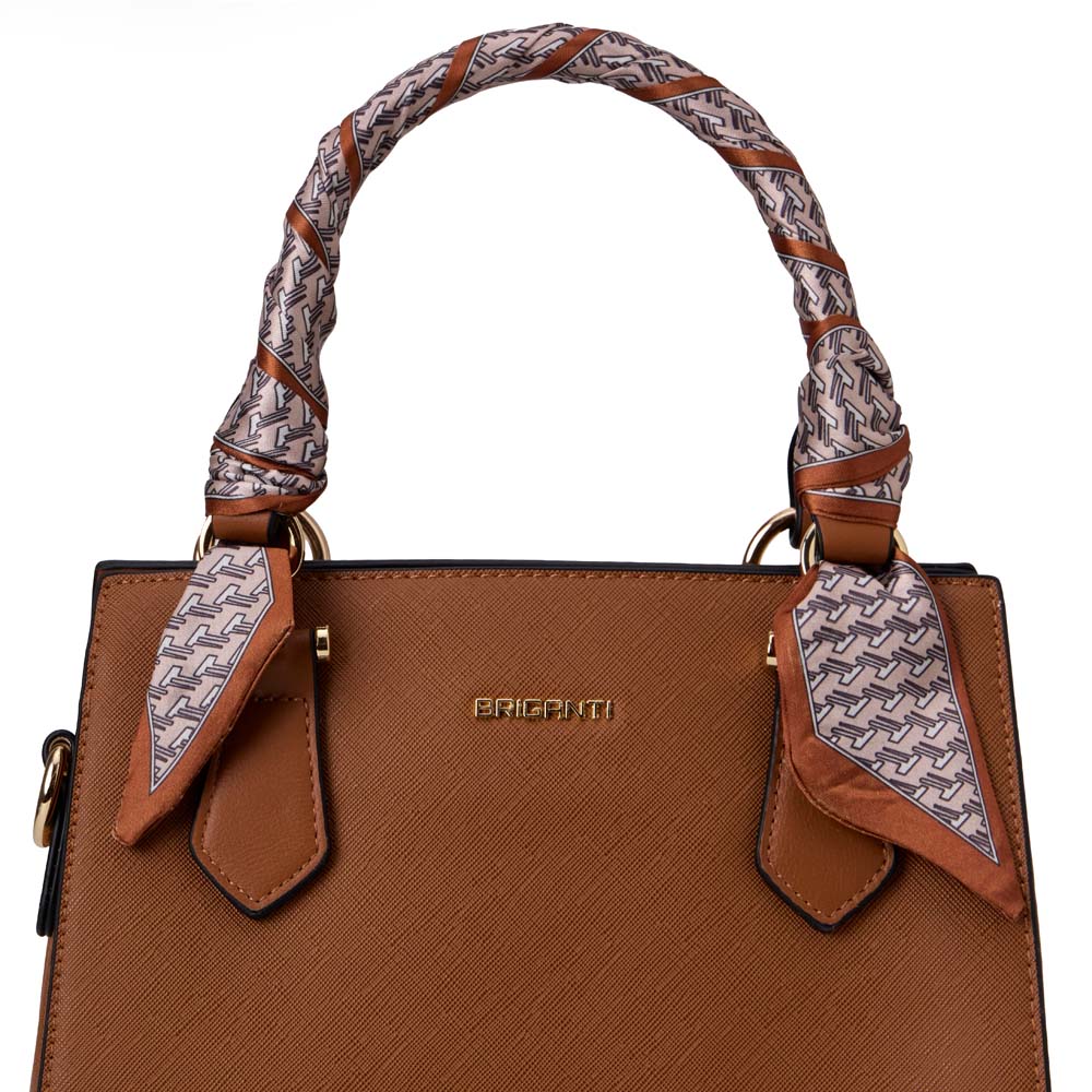 Cartera Satchel BRI-CM2506 Natural Briganti