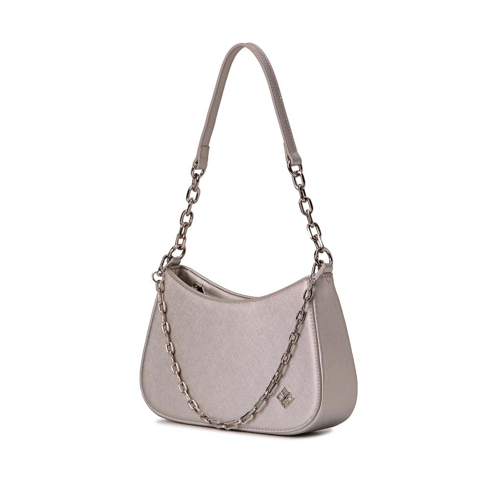 Morral Briganti Shoulder Bag BRI-MO2531 Plata