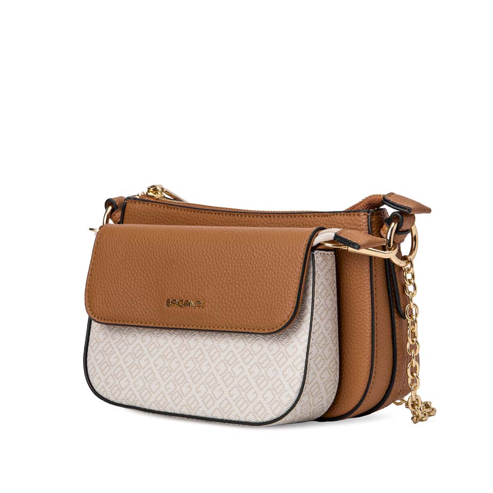 Morral Briganti Shoulder Bag BRI-MO2506 Natural/Hueso