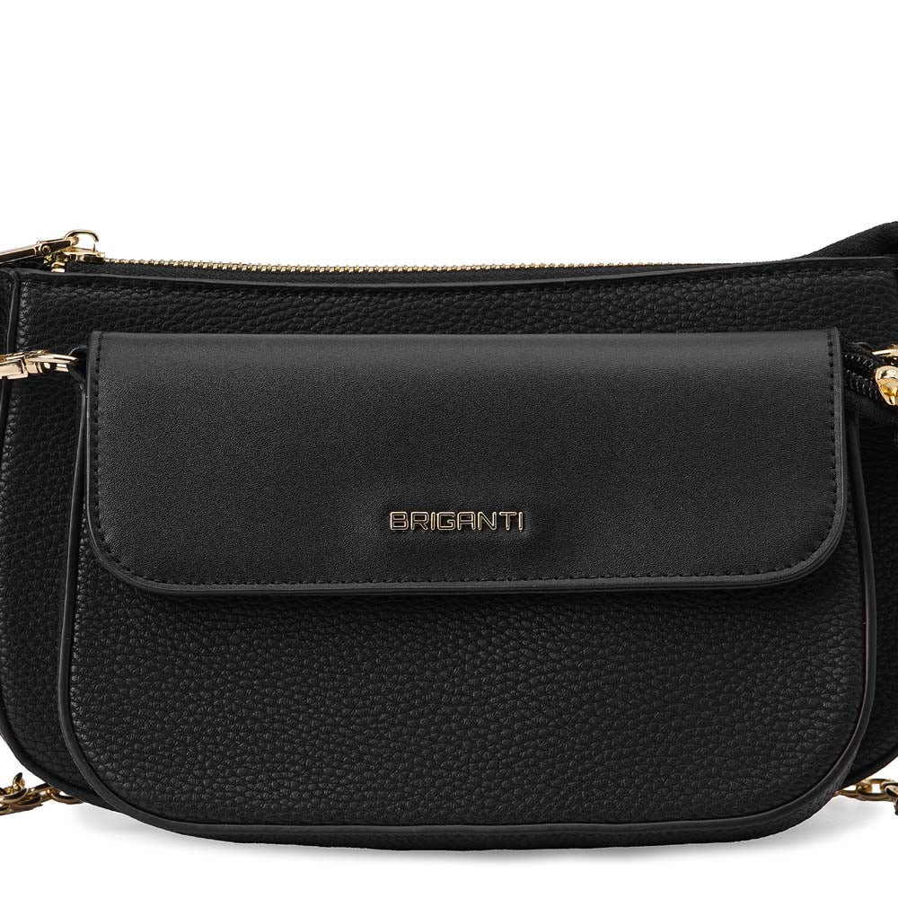 Morral Briganti Shoulder Bag BRI-MO2506 Negro
