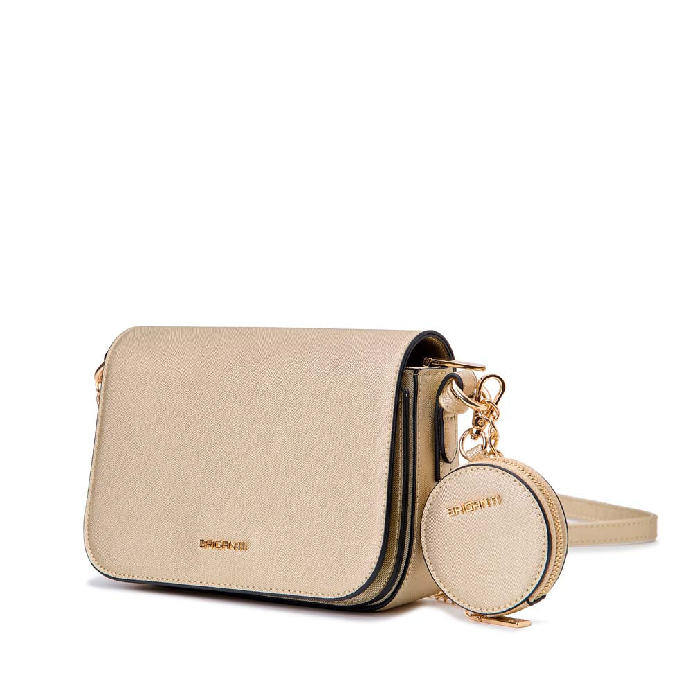 Morral Briganti Crossbody BRI-MO2514 Dorado