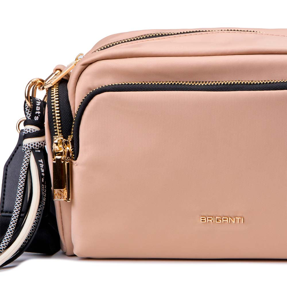 Morral Briganti Crossbody BRI-MO2529 Beige
