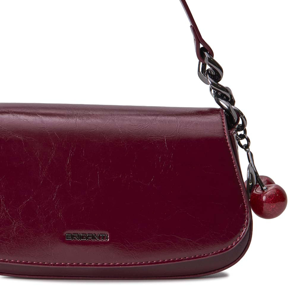 Morral Briganti Shoulder Bag BRI-MO2532 Cherry