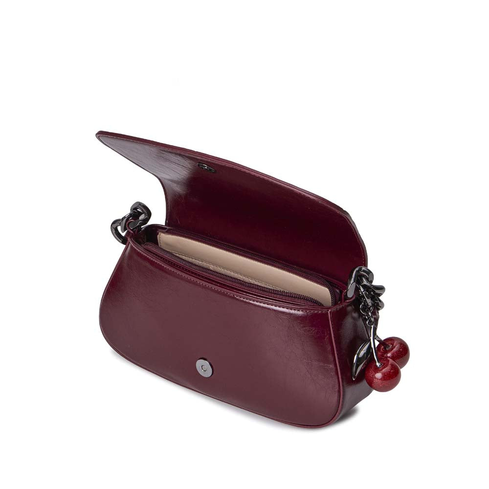 Morral Briganti Shoulder Bag BRI-MO2532 Cherry