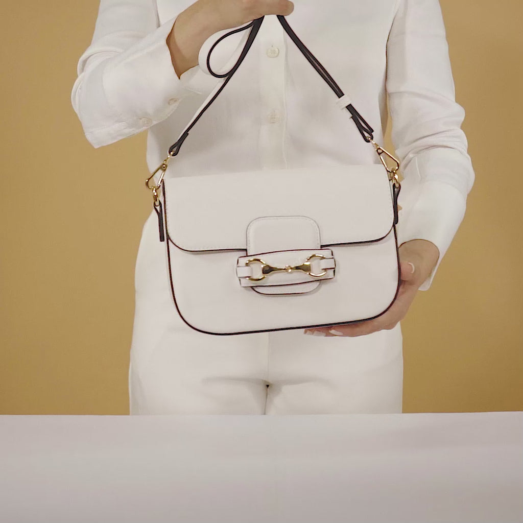 Morral Briganti Crossbody Bri-MO2515 Vainilla
